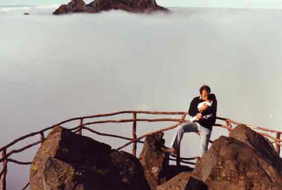 Miles with baby Adam