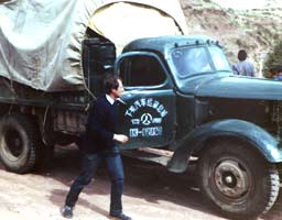 Miles  with a truck