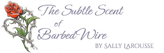 The Subtle Scent of Barbed Wire  by Sally Larousse